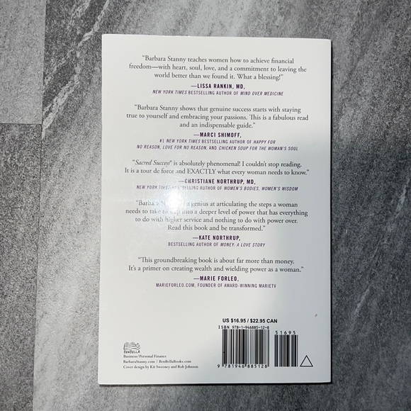 2 for $28 books Sacred Success by Barbara Stanny, a course in financial miracles - Picture 2 of 3